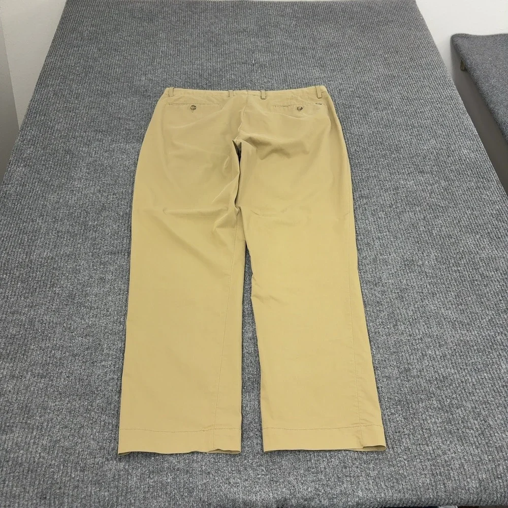 Polo Ralph Lauren Pants Mens 36x30 Khaki Cotton Blend Stretch Straight Casual